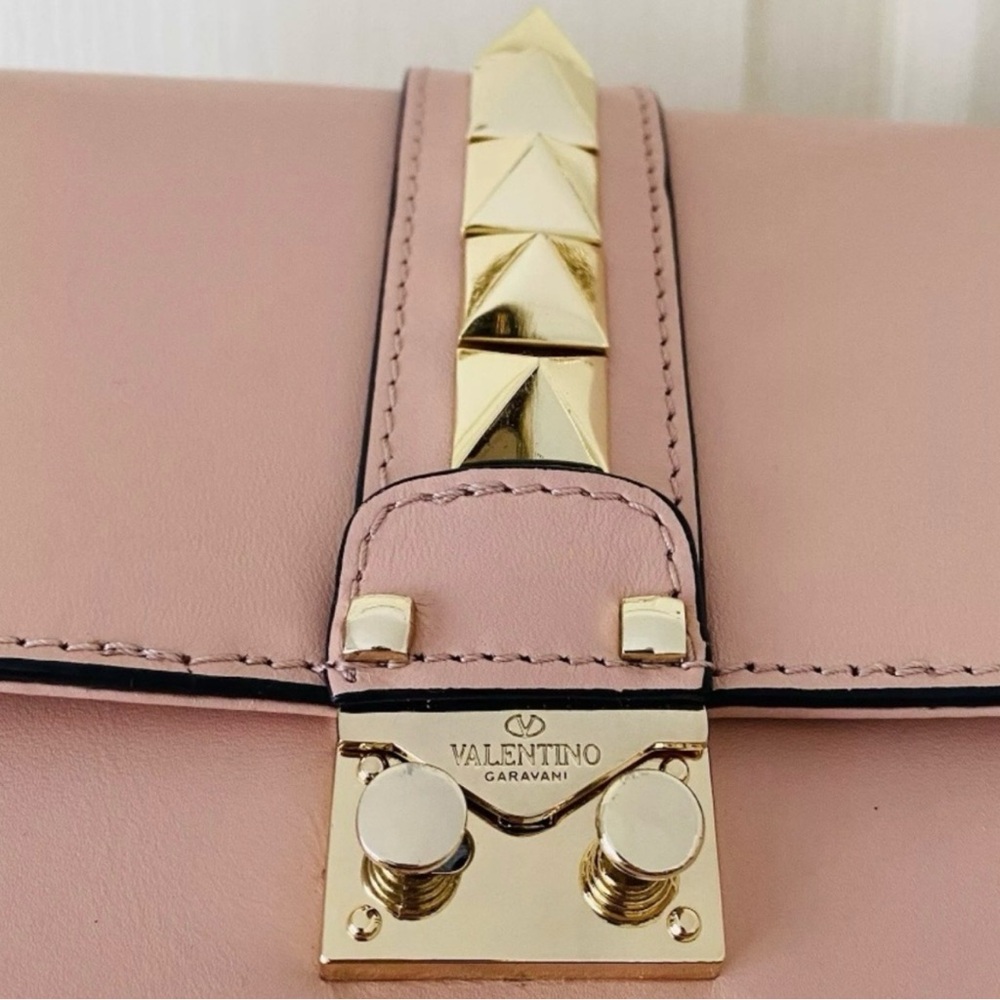 VALENTINO ROCKSTUD GLAM LOCK FLAP BAG - Picture 5 of 12